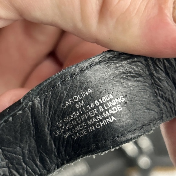 Sperry Top Sider Carolina Leather Sandals Women’s Size 8 Black Thong Flip flops - Picture 5 of 6